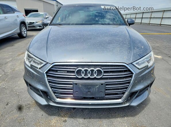 WAUJ8GFF6J1044210 2018 AUDI A3 Blue Front view