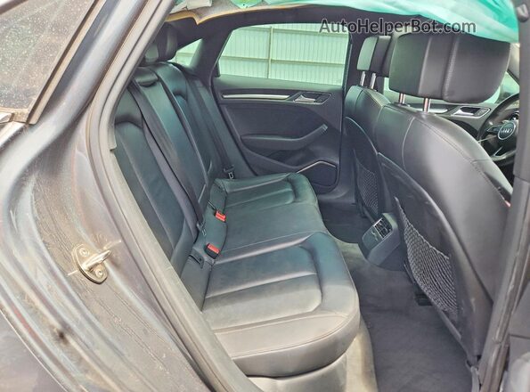 WAUJ8GFF6J1044210 2018 AUDI A3 Blue Rear seats view