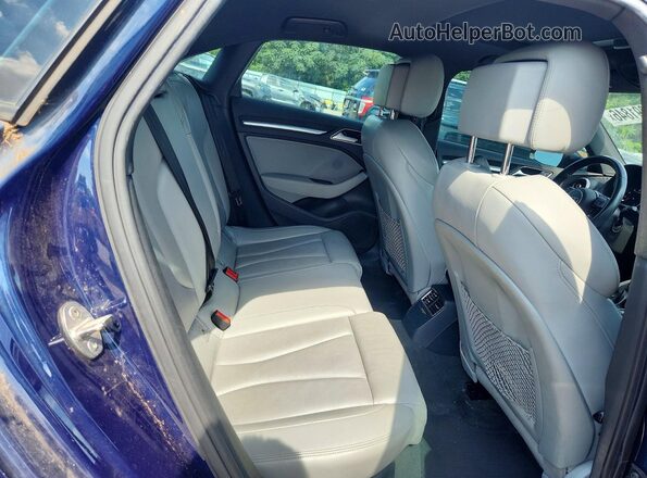 WAUJ8GFFXJ1060829 2018 AUDI A3 Gray Widok tylnych siedzeń