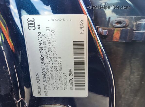 WAUJ8GFFXJ1060829 2018 AUDI A3 Gray Widok komory silnika