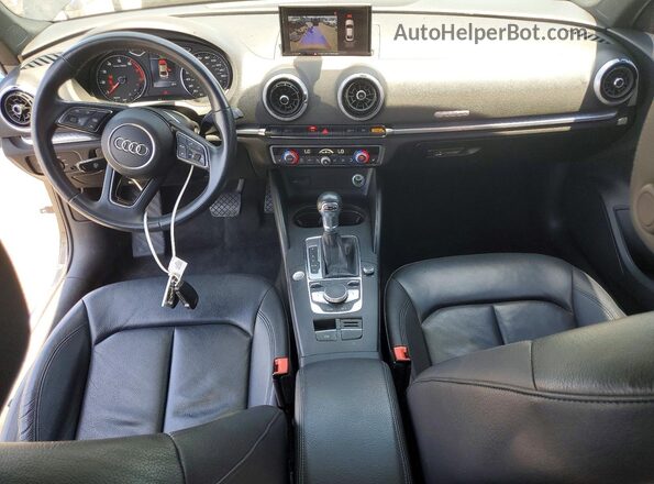 WAUJEGFFXKA092982 2019 AUDI A3 Black წინა პანელის ხედი
