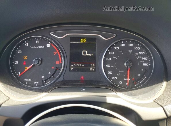 WAUJEGFFXKA092982 2019 AUDI A3 Black ხელსაწყოთა პანელის ხედი