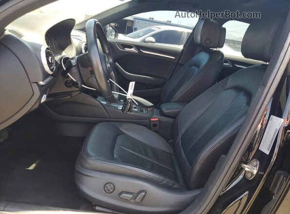 WAUJEGFFXKA092982 2019 AUDI A3 Black წინა სალონის ხედი