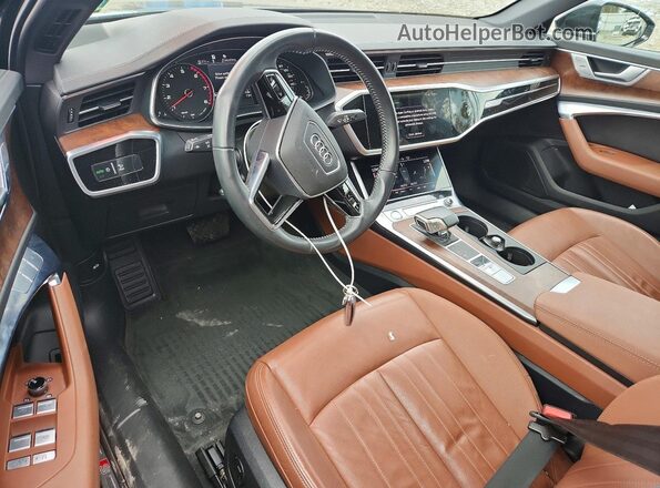 WAUK2AF21LN066451 2020 AUDI A6 Black წინა პანელის ხედი