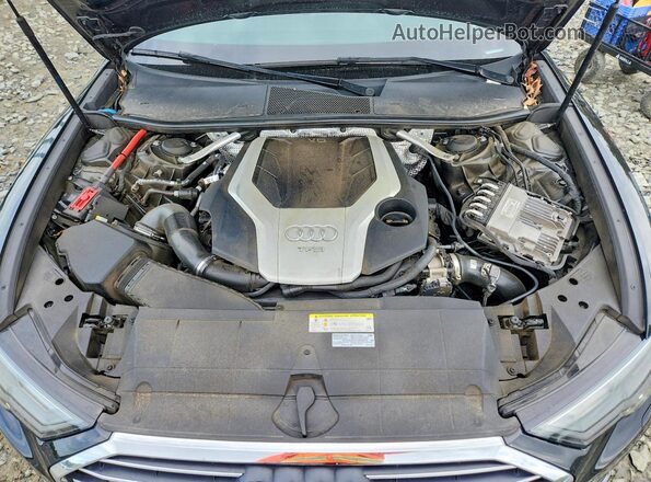 WAUK2AF21LN066451 2020 AUDI A6 Black უკანა სალონის ხედი