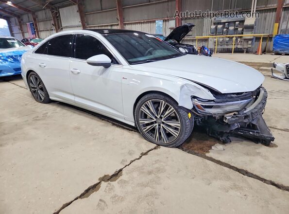 WAUK2AF25KN082876 2019 AUDI A6 White Delantero derecho