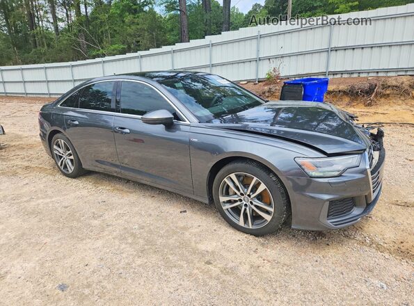 WAUK2AF29KN068902 2019 AUDI A6 Серый Передняя правая четверть