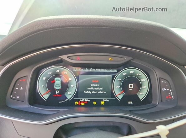 WAUK2AF29MN057434 2021 AUDI A6 Черный Вид щитка приборов