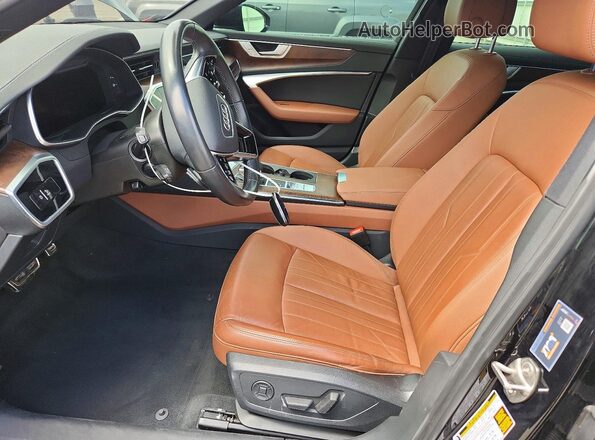 WAUK2AF29MN057434 2021 AUDI A6 Черный Вид салона спереди