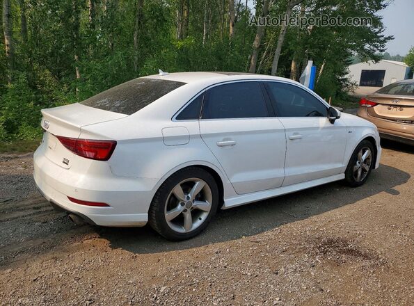 WAUK8GFF1J1036701 2018 AUDI A3 Белый Задняя правая четверть