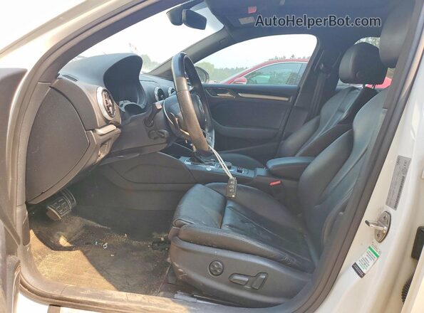 WAUK8GFF1J1036701 2018 AUDI A3 Белый Вид салона спереди