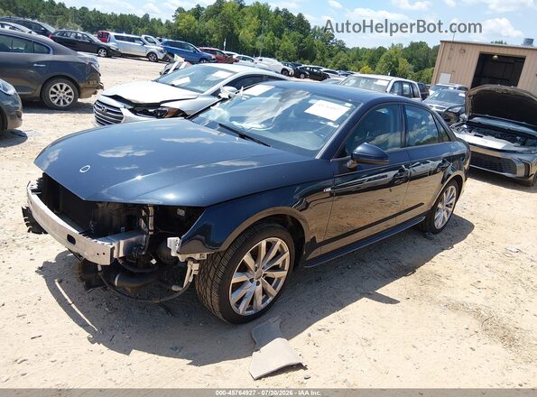 WAUKMAF40JA074993 2018 AUDI A4 Navy Передня ліва чверть