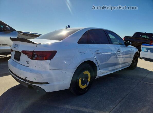 WAUKMAF40JA076470 2018 AUDI A4 White Задня права чверть