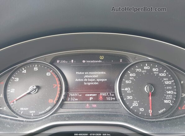 WAUKMAF40JA128471 2018 AUDI A4 Gray Вид задніх сидінь