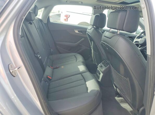 WAUKMAF42JA224425 2018 AUDI A4 Gray უკანა სავარძლების ხედი