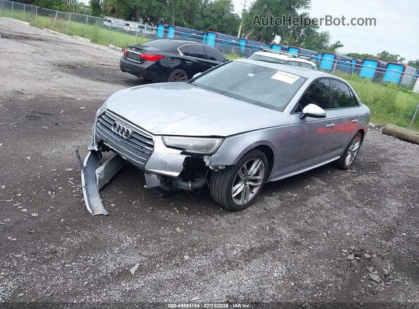 WAUKMAF44HN048738 2017 AUDI A4 Silver წინა მარცხენა ხედი სამი მეოთხედიდან