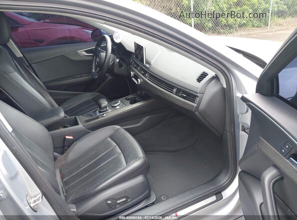 WAUKMAF44HN048738 2017 AUDI A4 Silver წინა სალონის ხედი