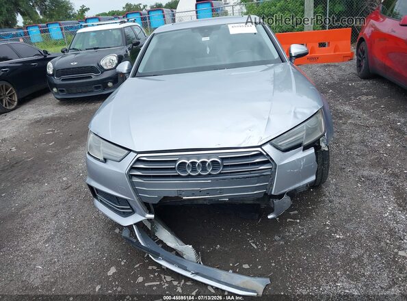 WAUKMAF44HN048738 2017 AUDI A4 Silver ხელსაწყოთა პანელის ხედი