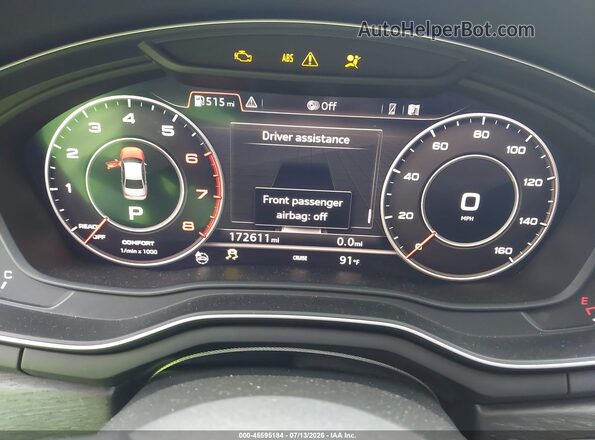 WAUKMAF44HN048738 2017 AUDI A4 Silver 