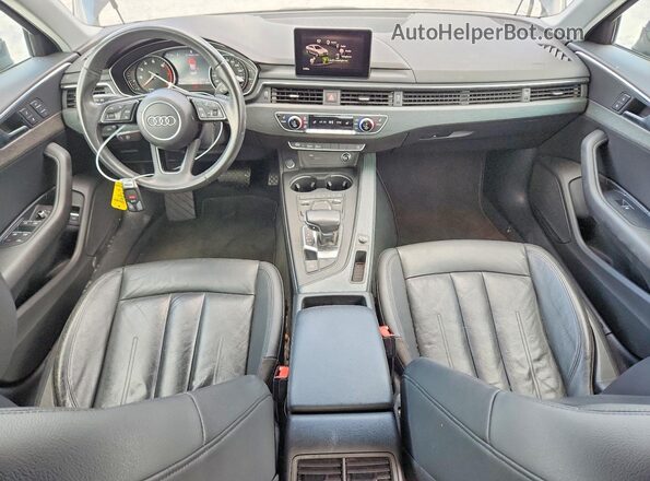 WAUKMAF45JA085648 2018 AUDI A4 Black Widok deski rozdzielczej