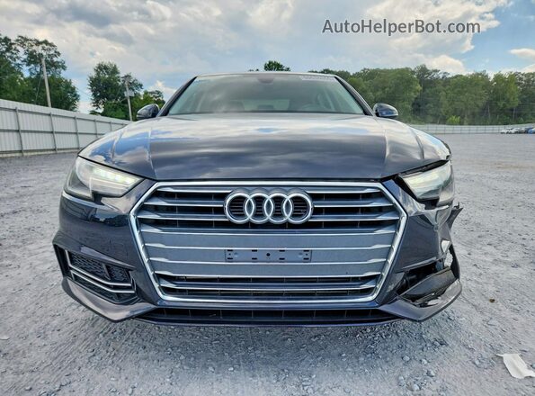 WAUKMAF45JA085648 2018 AUDI A4 Black Widok z przodu