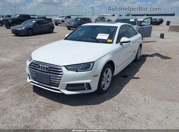 WAUKMAF46JA114638 2018 AUDI A4 White Front left
