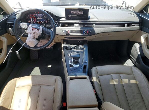 WAUKMAF47HN044604 2017 AUDI A4 White წინა პანელის ხედი