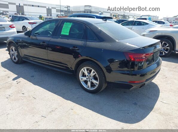 WAUKMAF47JA213162 2018 AUDI A4 Black უკანა მარცხენა