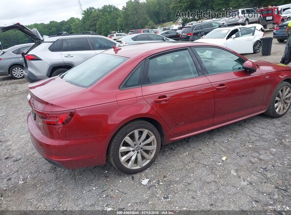 WAUKMAF47JA221987 2018 AUDI A4 Red Rear right
