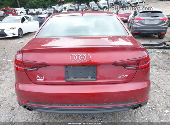 WAUKMAF47JA221987 2018 AUDI A4 Red 