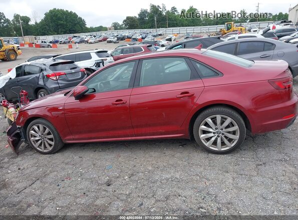 WAUKMAF47JA221987 2018 AUDI A4 Red 360 interior view