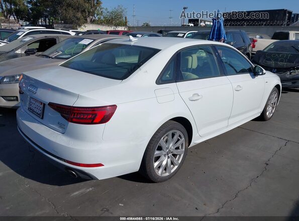 WAUKMAF47JN019711 2018 AUDI A4 White Հետևի աջ