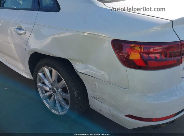 WAUKMAF47JN019711 2018 AUDI A4 White Դիմացի տեսք