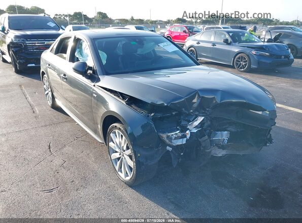 WAUKMAF47JN020132 2018 AUDI A4 Gray Front view
