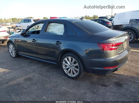 WAUKMAF47JN020132 2018 AUDI A4 Gray Rear left