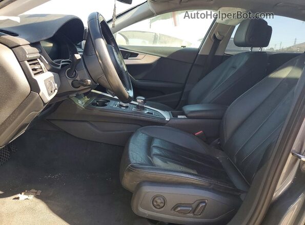 WAUKMAF48HN042490 2017 AUDI A4 Gray Widok wnętrza z przodu