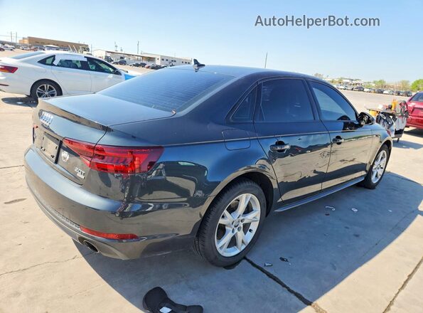 WAUKMAF48JA233338 2018 AUDI A4 Gray Задня права чверть