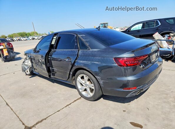 WAUKMAF48JA233338 2018 AUDI A4 Gray Задня ліва чверть
