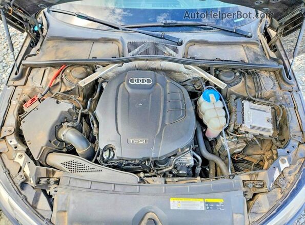 WAUKMAF4XHN044192 2017 AUDI A4 Black Widok wnętrza z tyłu