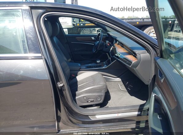 WAUL2AF20KN033007 2019 AUDI A6 Black Widok wnętrza z przodu