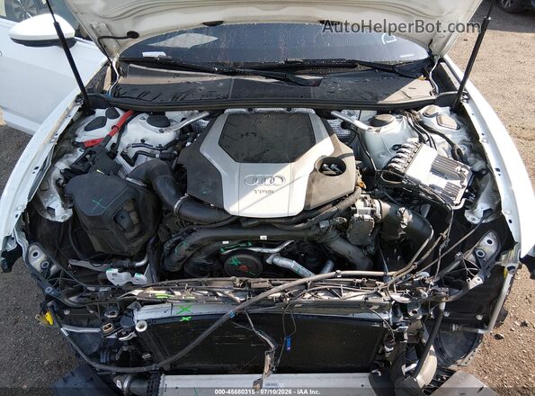 WAUL2AF21KN043139 2019 AUDI A6 White Widok z tyłu