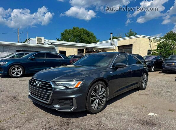 WAUL2AF21KN063729 2019 AUDI A6 Gray Задня ліва чверть