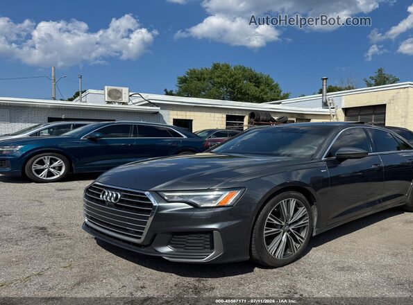 WAUL2AF21KN063729 2019 AUDI A6 Gray Առջևի ձախ երեք քառորդ տեսարան