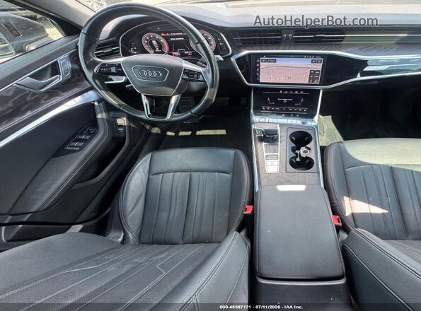 WAUL2AF21KN063729 2019 AUDI A6 Gray VIN կոդի պիտակի տեսք