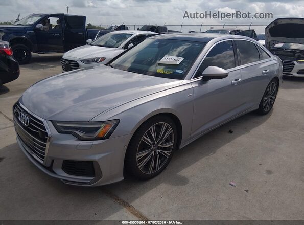 WAUL2AF21KN065254 2019 AUDI A6 Серебряный Передняя левая четверть