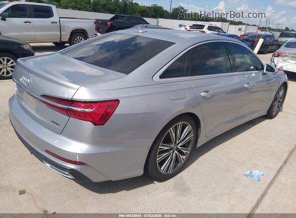 WAUL2AF21KN065254 2019 AUDI A6 Серебряный Задняя правая четверть