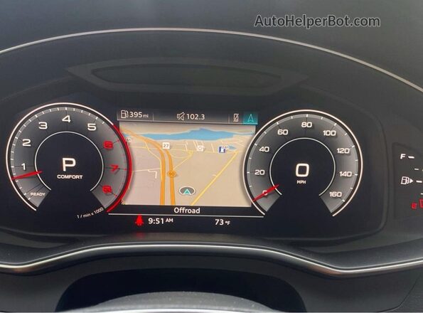 WAUL2AF21KN095693 2019 AUDI A6 Gray Առջևի վահանակի տեսք