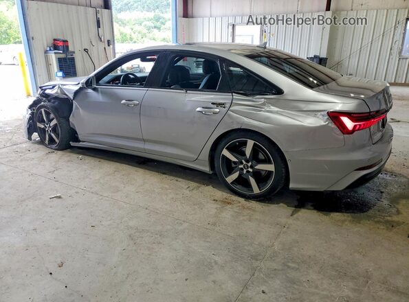 WAUL2AF21MN043483 2021 AUDI A6 Silver Rear left
