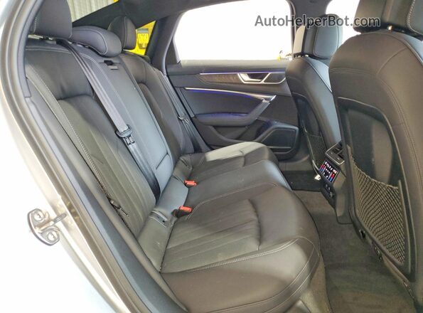 WAUL2AF21MN043483 2021 AUDI A6 Silver Rear seats view