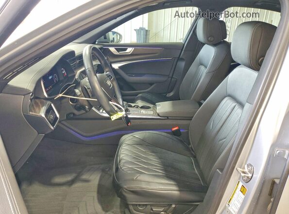 WAUL2AF21MN043483 2021 AUDI A6 Silver Front interior view